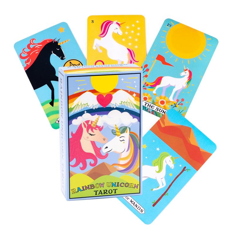 Party Games Mystery - Rainbow Horse Tarot Mysterious Divination Deck