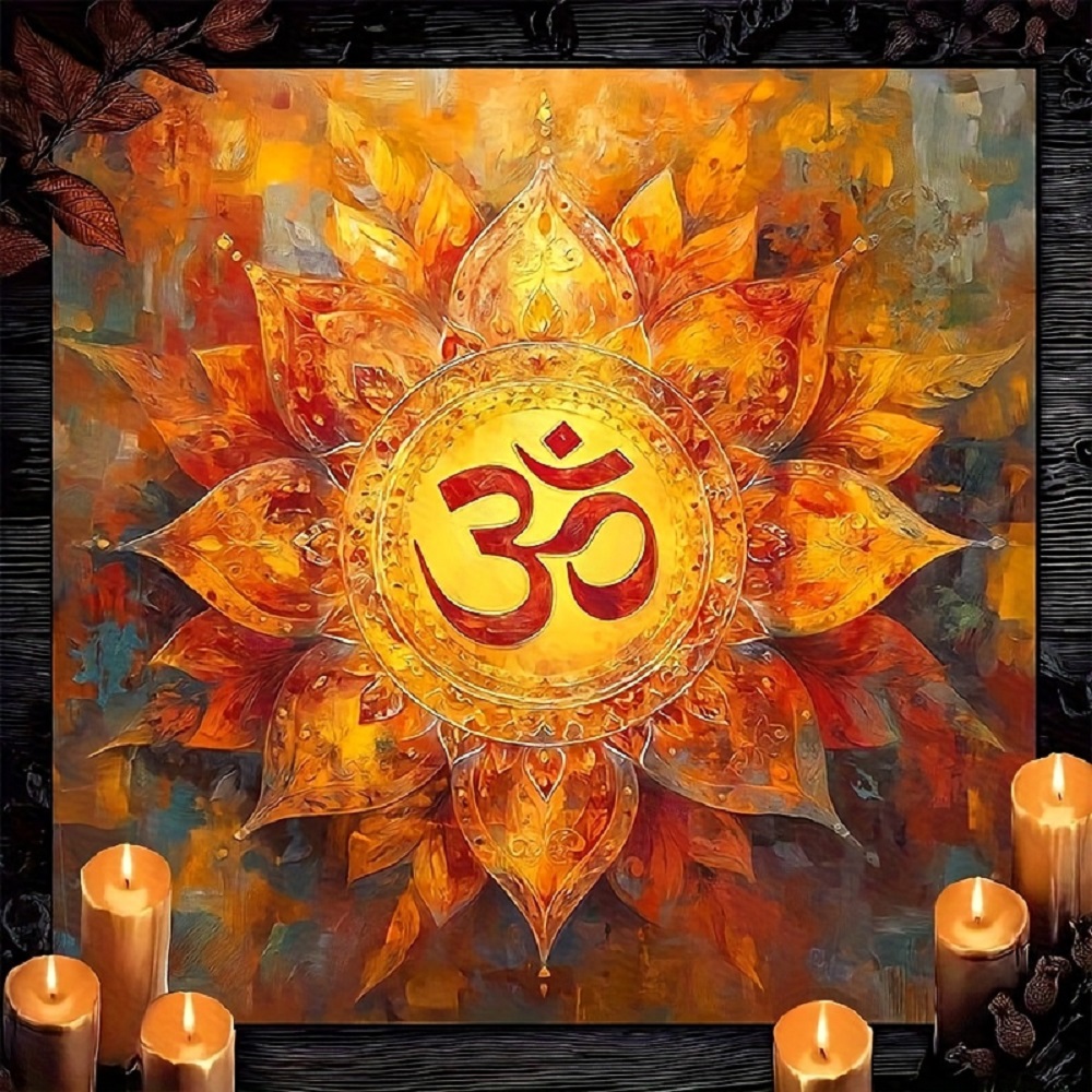 Party Games Mystery - 1pc A Mysterious Sanskrit And Mandala