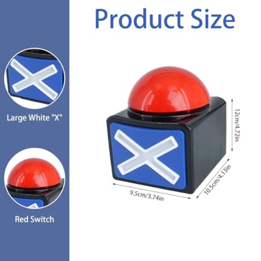 8 Pcs Answer Game Buzzer with  - Party Games Quiz For Adults recension och pris