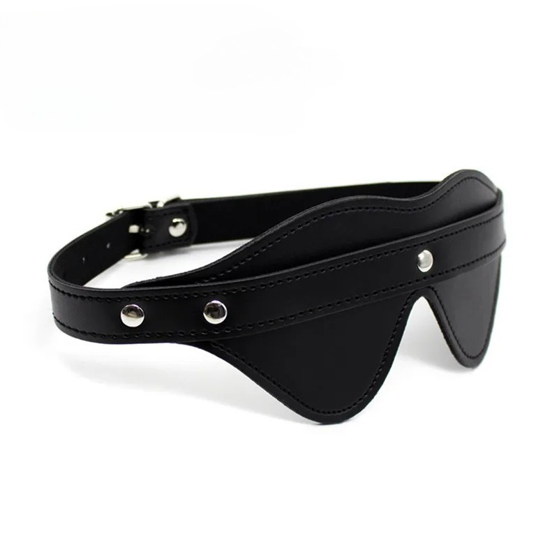 Leather Blindfold Adult Games  - Party Games Mystery recension och pris