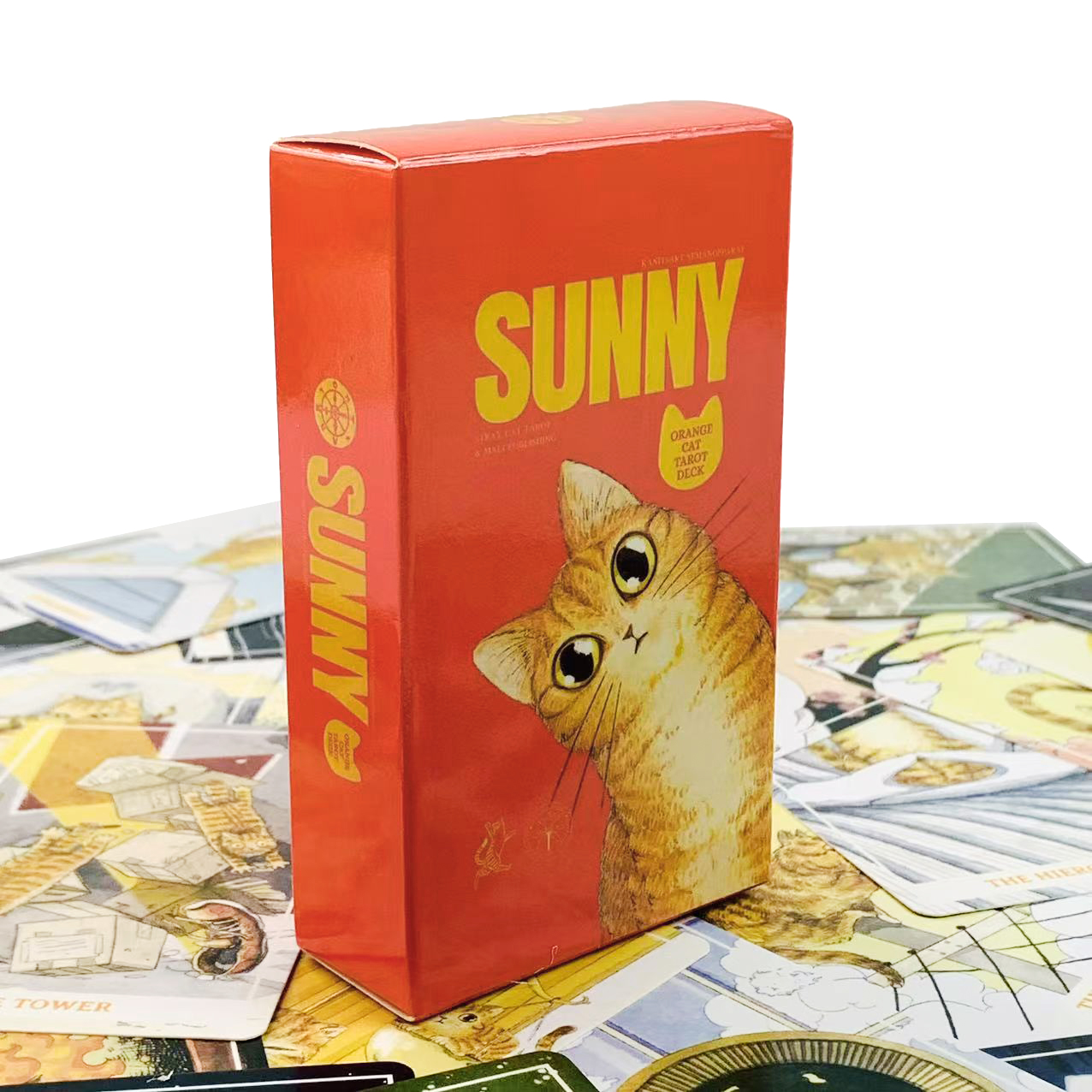 Sunny Orange Cat Tarot Deck A  - Party Games Sunny recension och pris