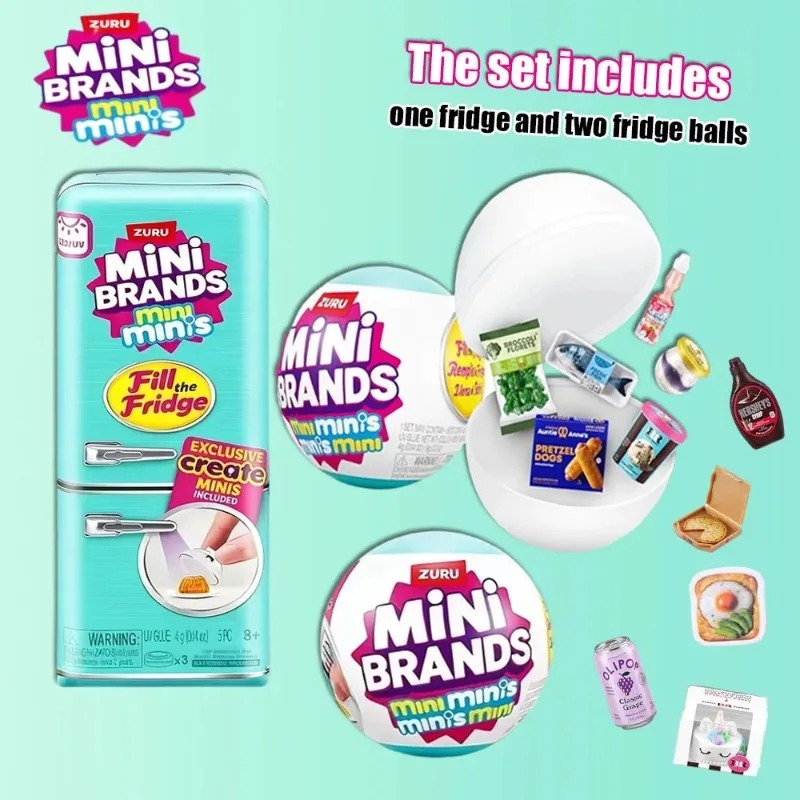 ZURU Mini refrigerator set min - Party Games Mini recension och pris