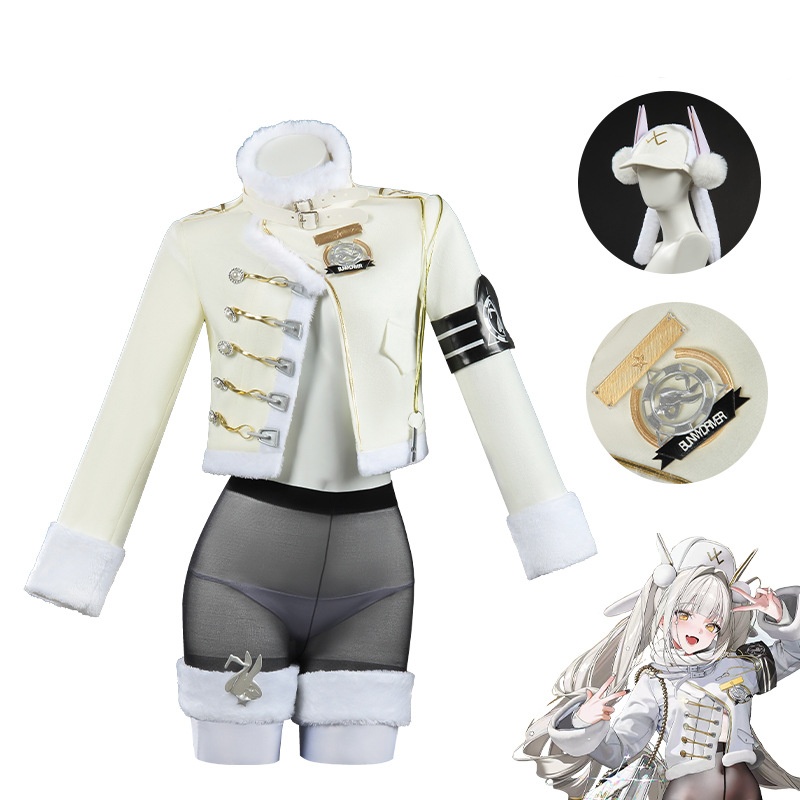 Anime Blanc Cosplay Costume Wi - Party Games Carnival recension och pris