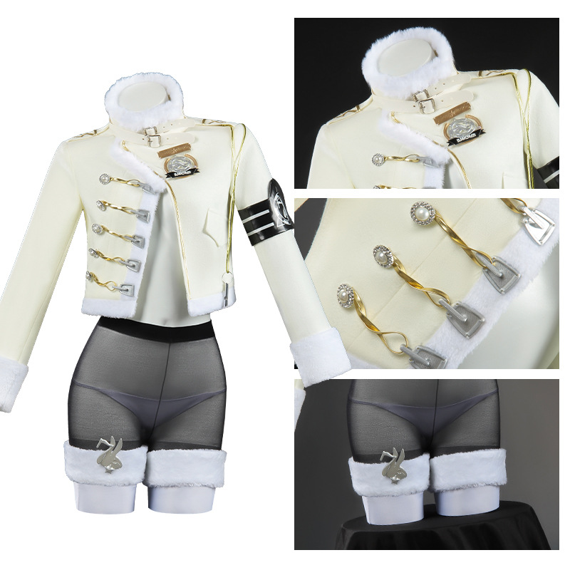 Anime Blanc Cosplay Costume Wi - Party Games Carnival recension och pris