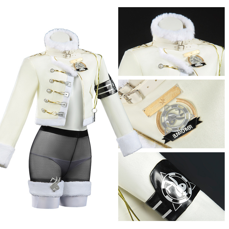 Anime Blanc Cosplay Costume Wi - Party Games Carnival recension och pris