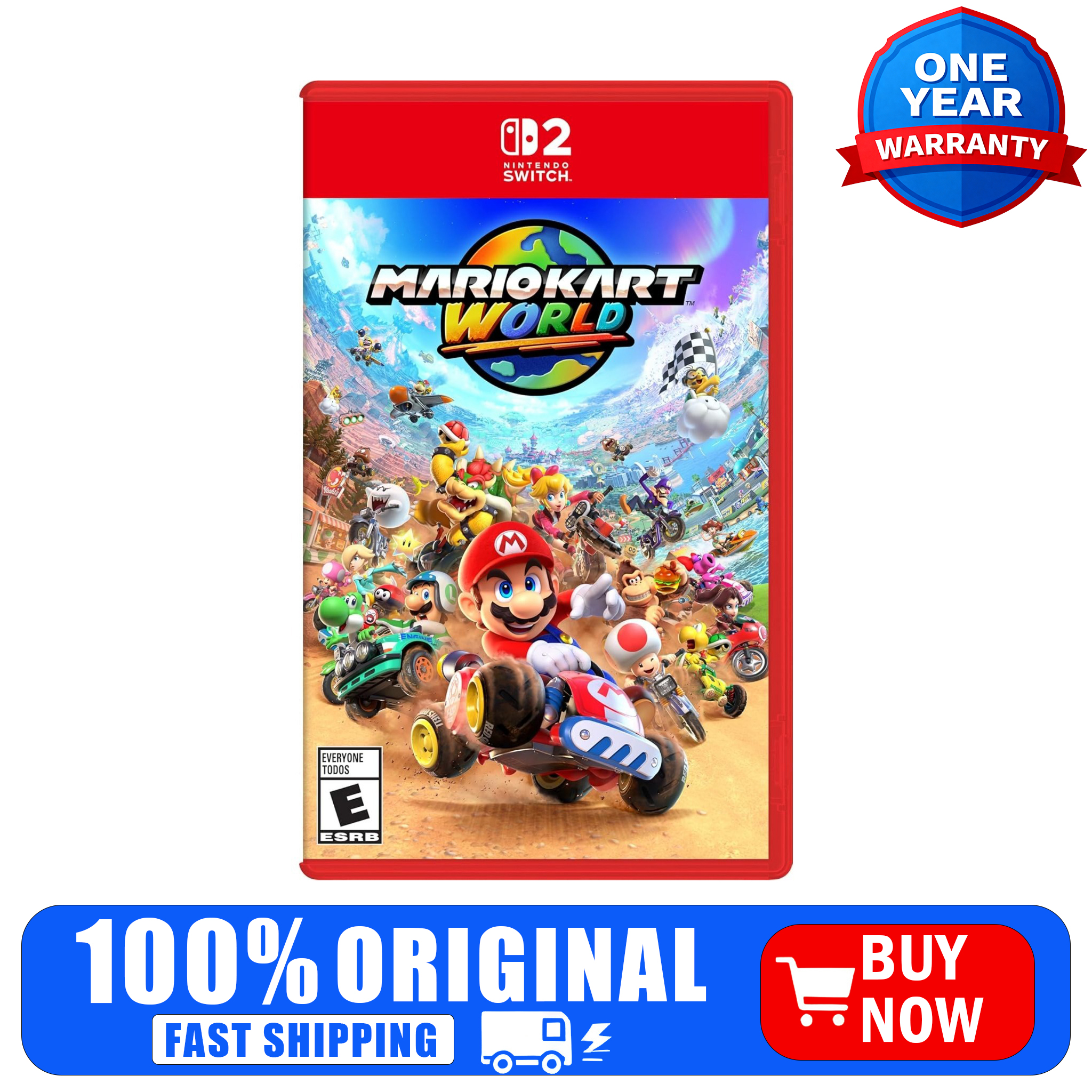 Mario Kart World Physical Vide - Party Games Nintendo Switch recension och pris