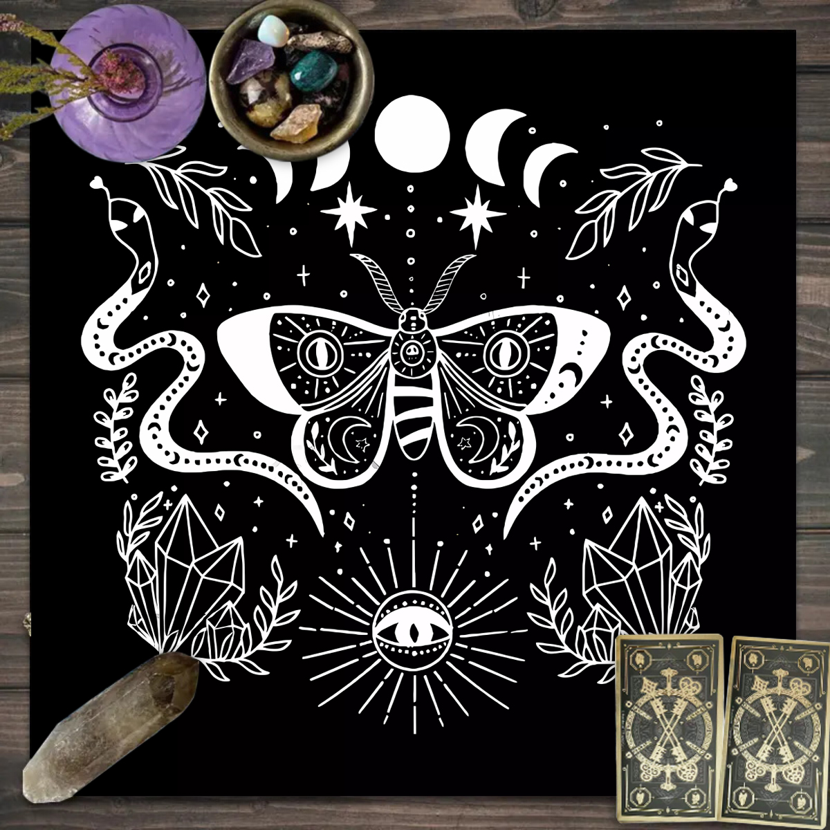 1pc Tarot card tablecloth, mys - Party Games Mystery recension och pris