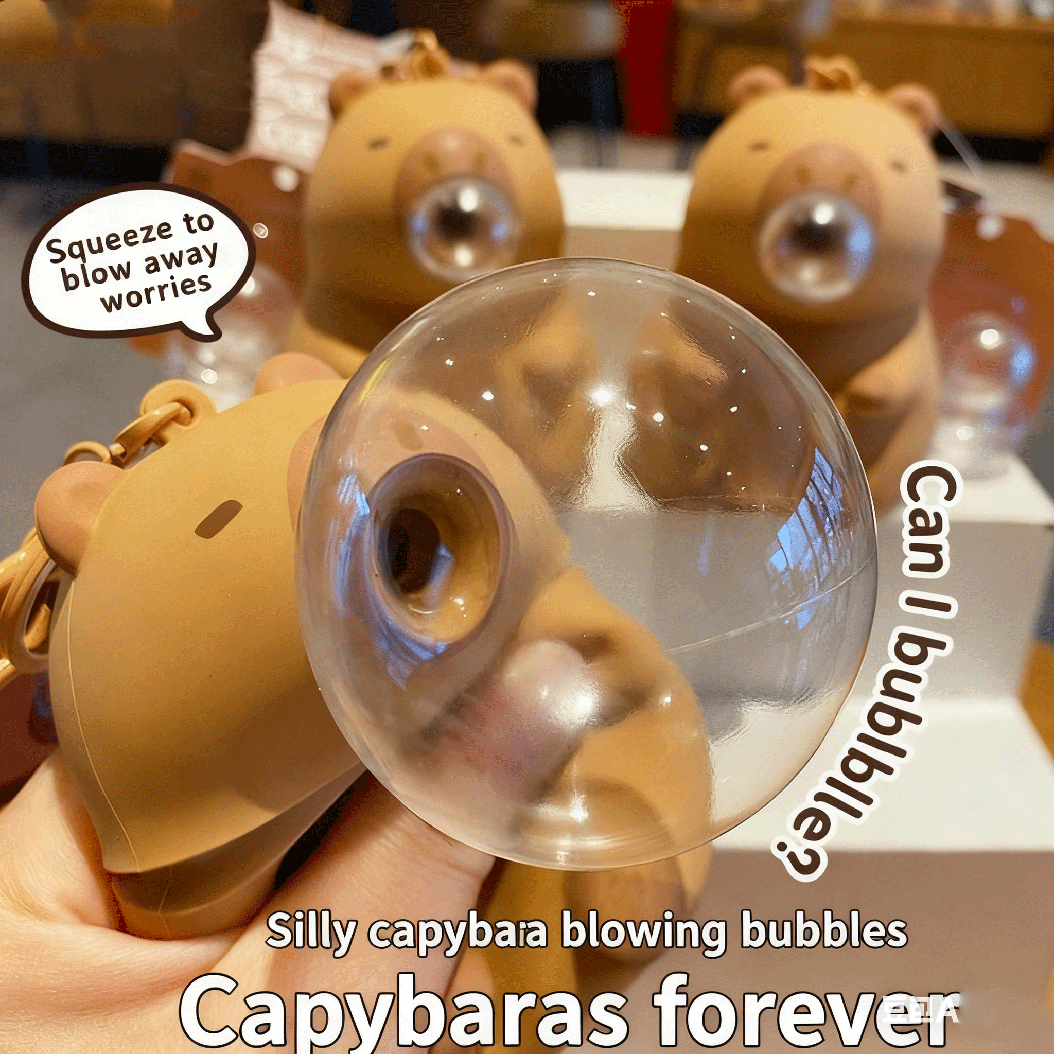 Capybara Doll Pinch Pendant To - Party Games Kids recension och pris