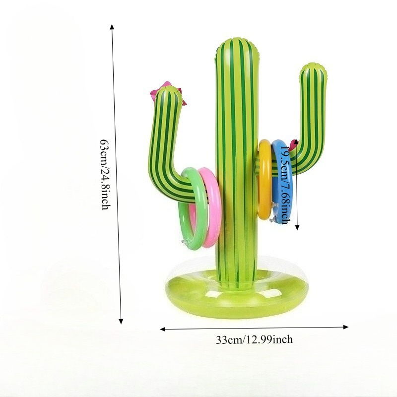 Inflatable Cactus Ring Toss Ga - Party Games Carnival recension och pris