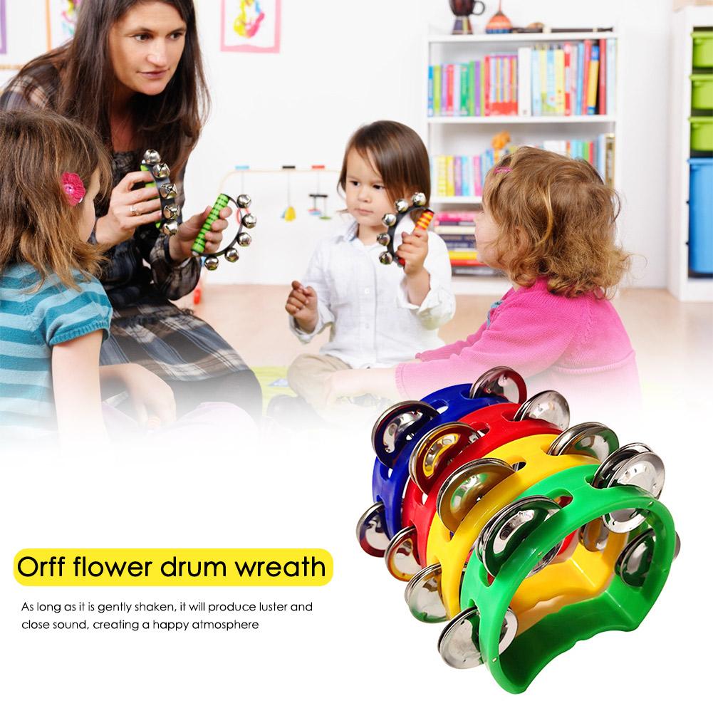4pcs Tambourine Jingles Rattle - Party Games Kids recension och pris