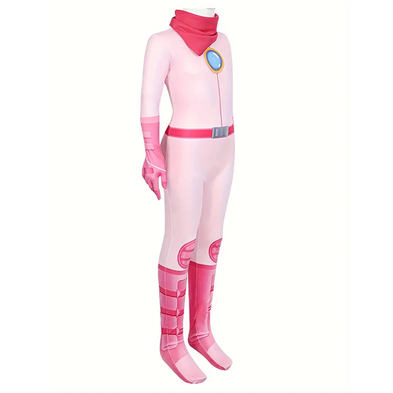 Girls Peach Princess Jumpsuit  - Party Games Kids recension och pris