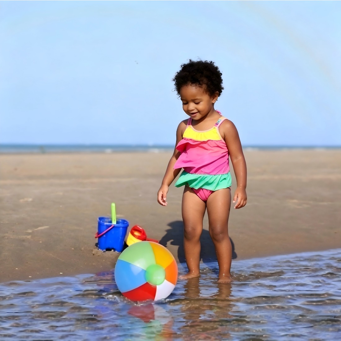 5 Pack Bulk Rainbow Inflatable - Party Games Kids recension och pris