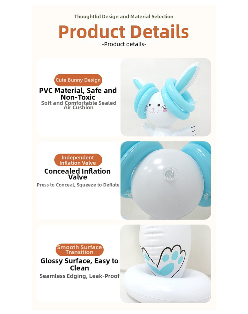 Easter Inflatable Bunny Ring T - Party Games Kids recension och pris