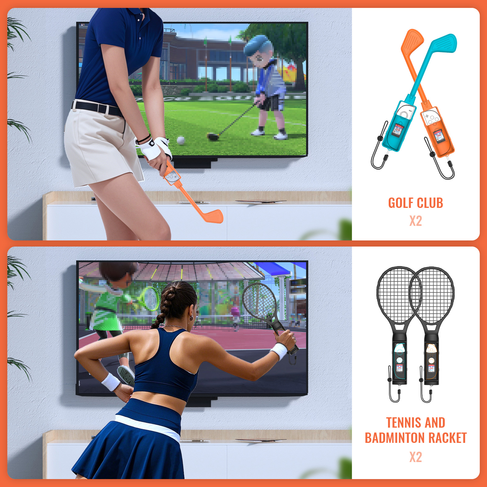 12 in 1 Sports Accessories Set - Party Games Nintendo Switch recension och pris