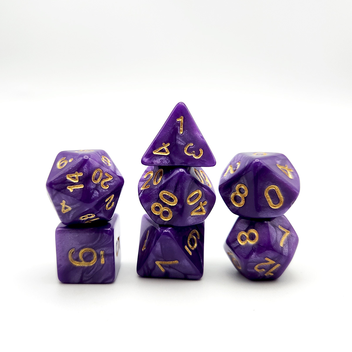 7pcs Dice Set with Mysterious  - Party Games Mystery recension och pris