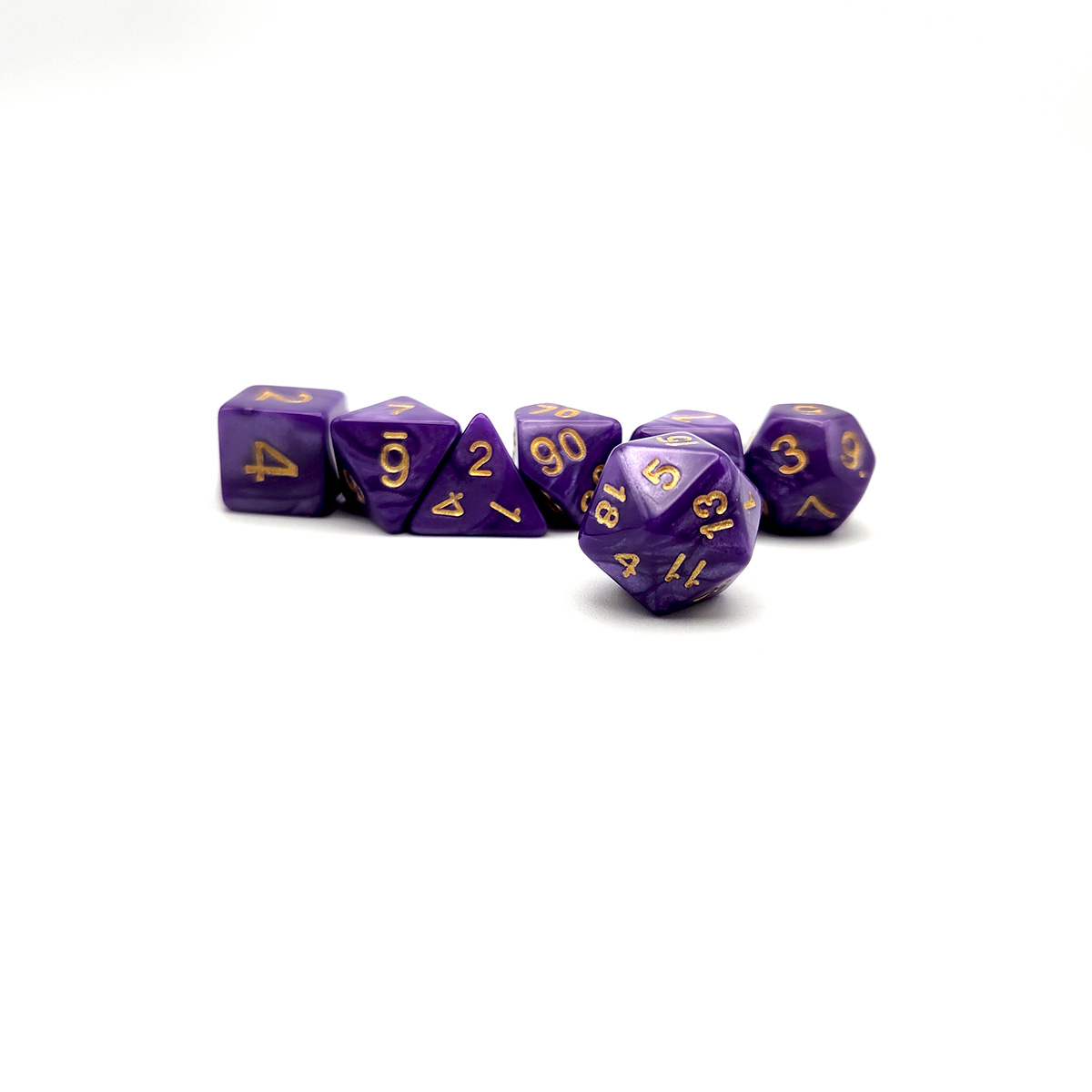 7pcs Dice Set with Mysterious  - Party Games Mystery recension och pris