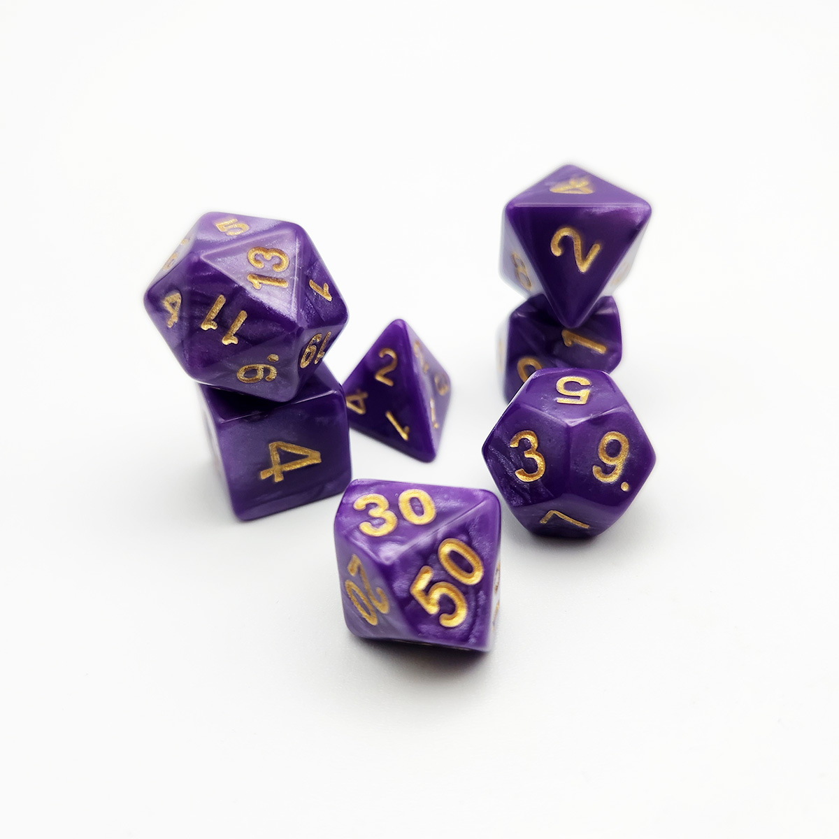 7pcs Dice Set with Mysterious  - Party Games Mystery recension och pris