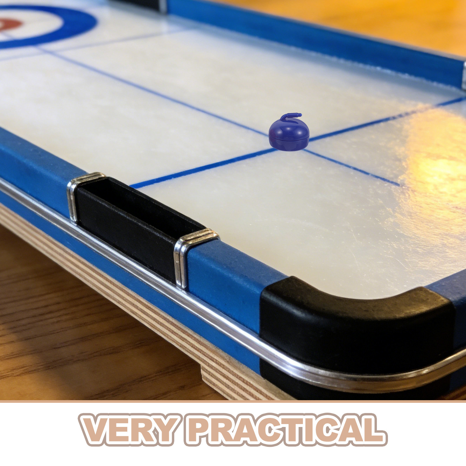 8Pcs Tabletop Curling Pucks Mi - Party Games Mini recension och pris