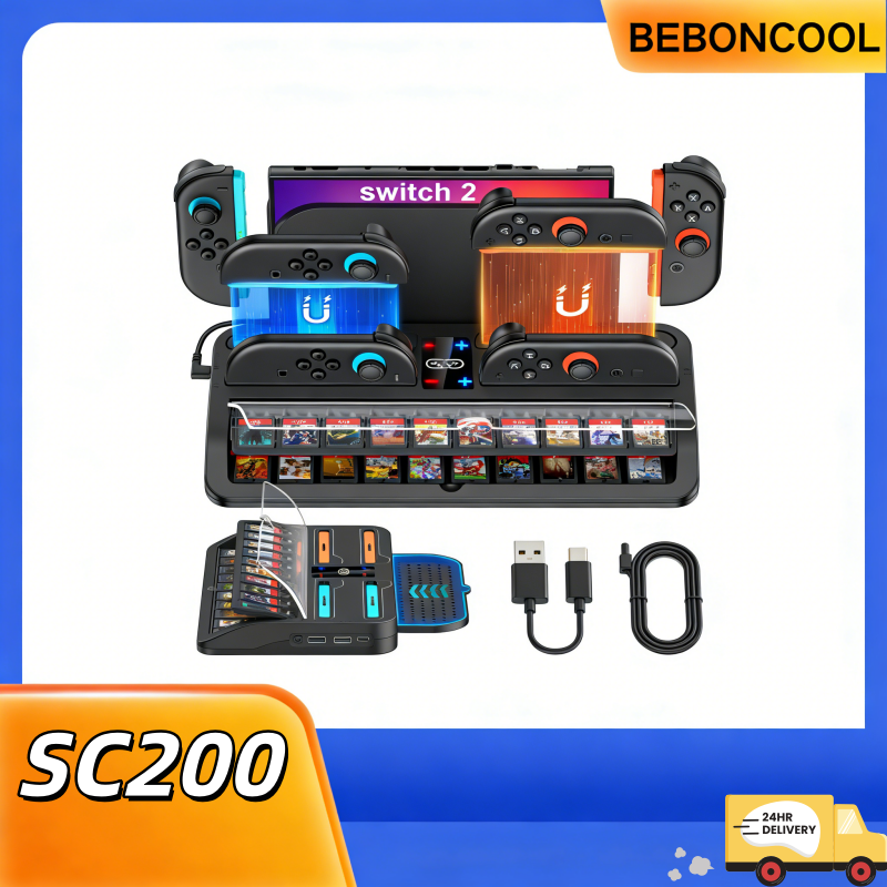 BEBONCOOL SC200 Switch2 Chargi - Party Games Nintendo Switch recension och pris
