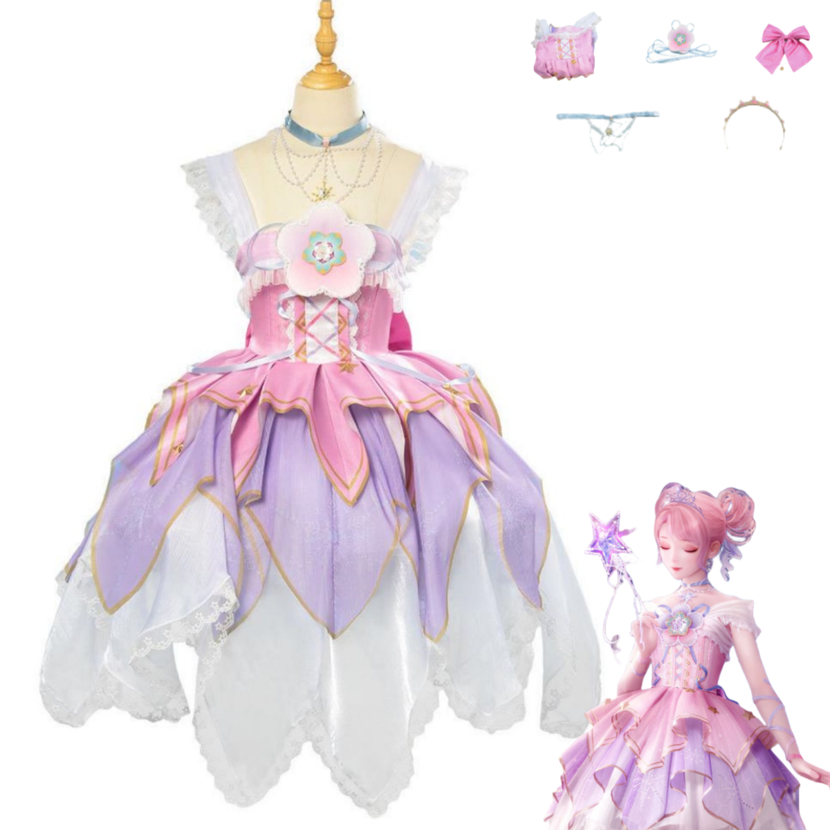 Anime Game Infinity Nikki Cosp - Party Games Birthday recension och pris