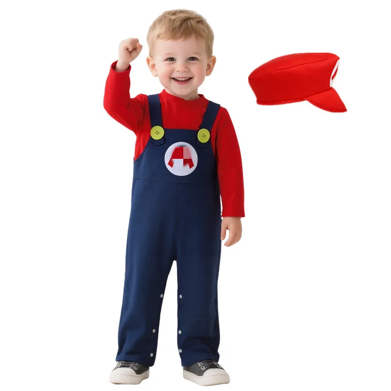 Baby Plumber Costume Red Green - Party Games Groups recension och pris