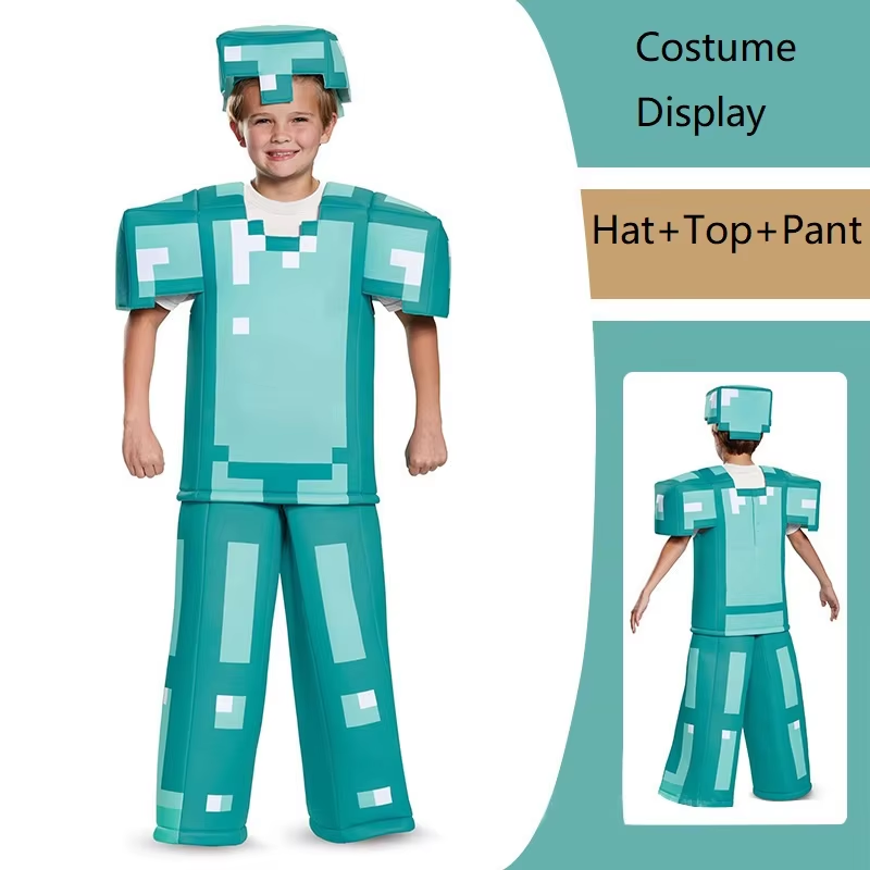 NEW Kids Cosplay Diamond Armor - Party Games Kids recension och pris