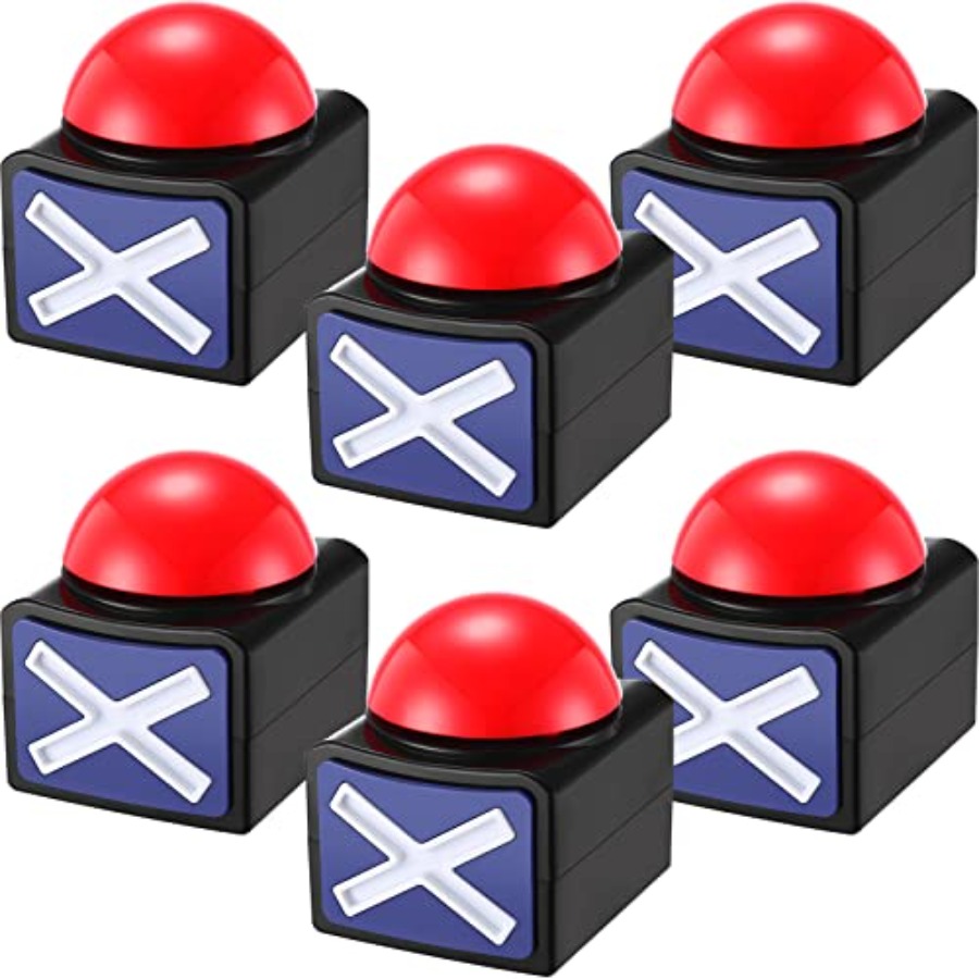 6 Pieces Answer Game Buzzer wi - Party Games Quiz For Adults recension och pris